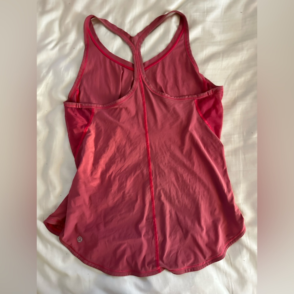 Size 8 Lululemon Magenta Tank